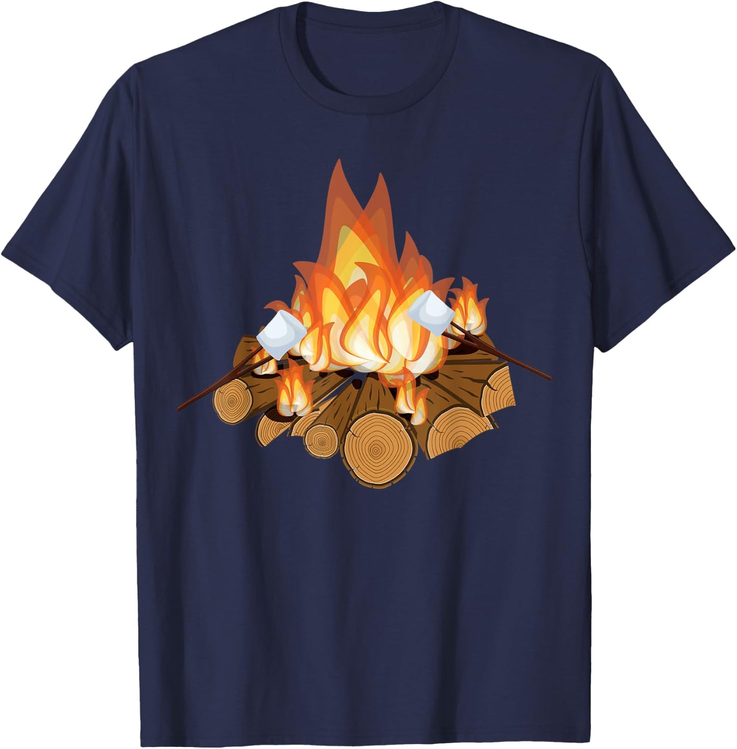 Smores Campfire Cracker Matching Group Halloween Costume T-Shirt - T-Shirt | Navy