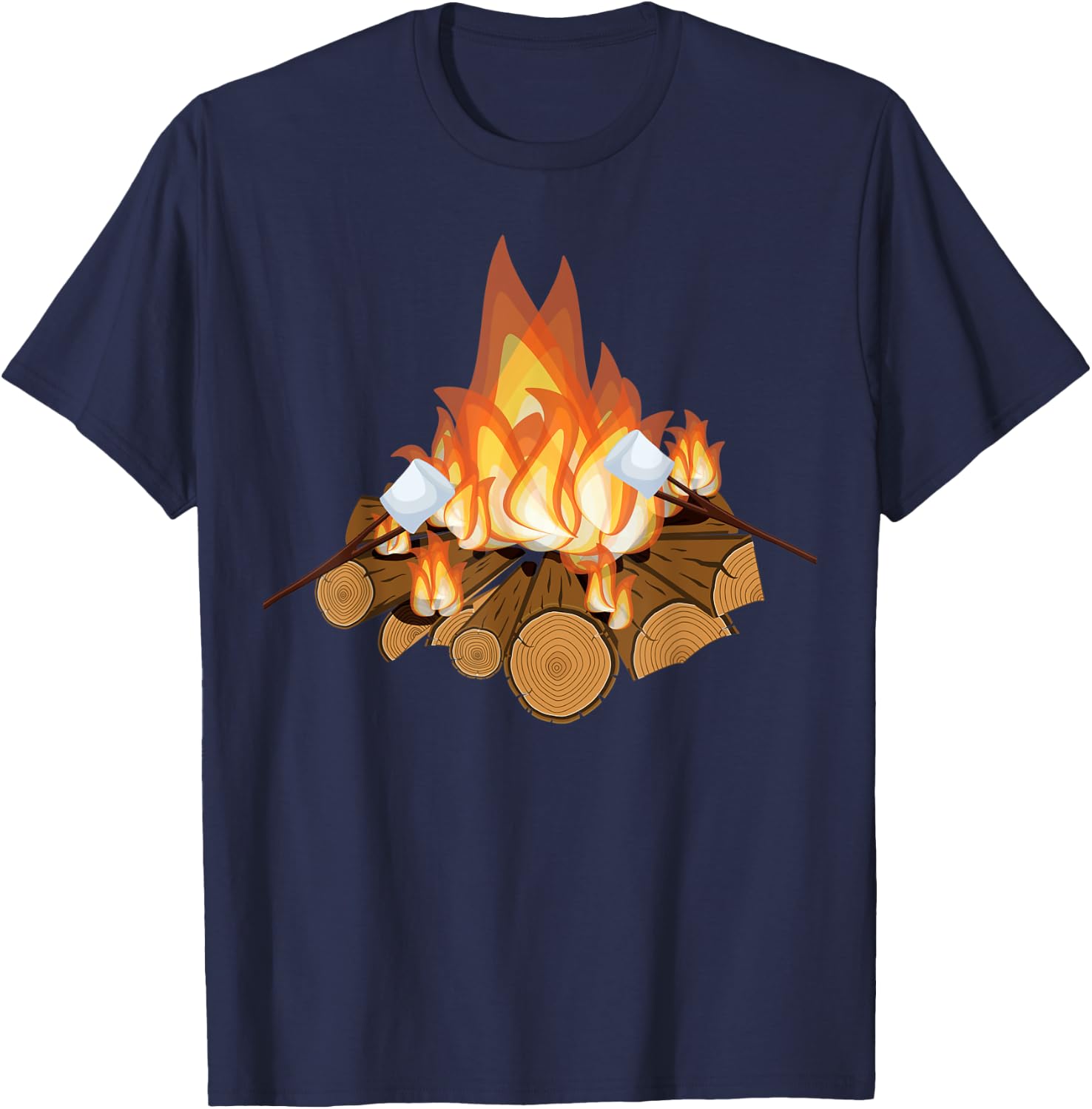Smores Campfire Cracker Matching Group Halloween Costume T-Shirt - T-Shirt | Navy