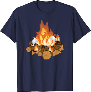 Smores Campfire Cracker Matching Group Halloween Costume T-Shirt - T-Shirt | Navy