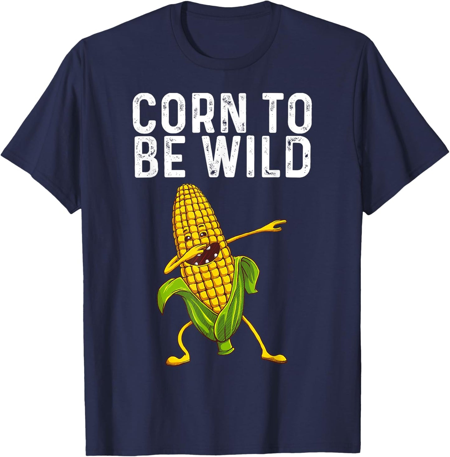 Funny Corn Gift Women Corn On The Cob Costume Farmer T-Shirt - T-Shirt | Navy