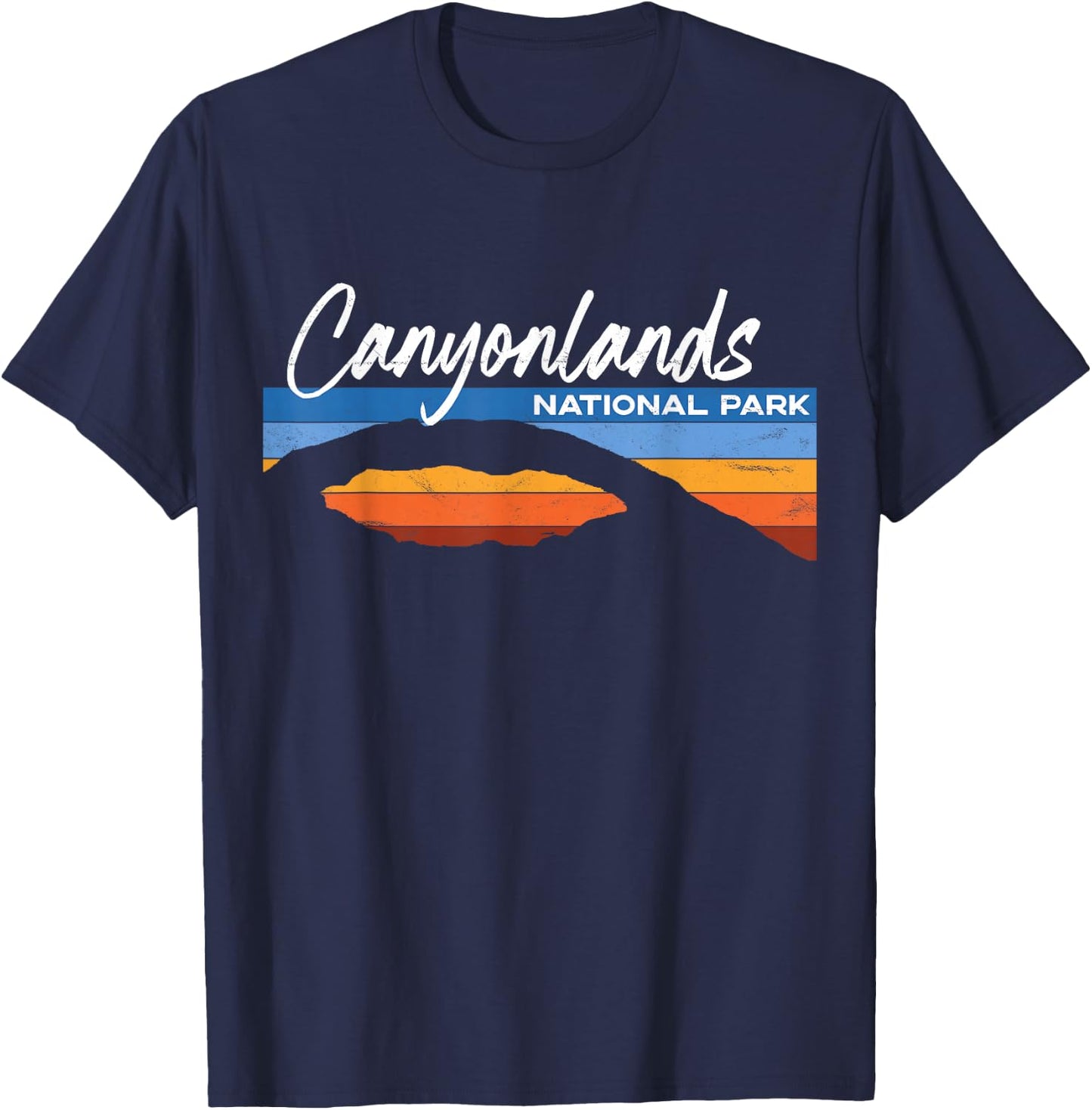 Canyonlands National Park Moab Utah Vacation Retro UT T-Shirt - T-Shirt | Navy