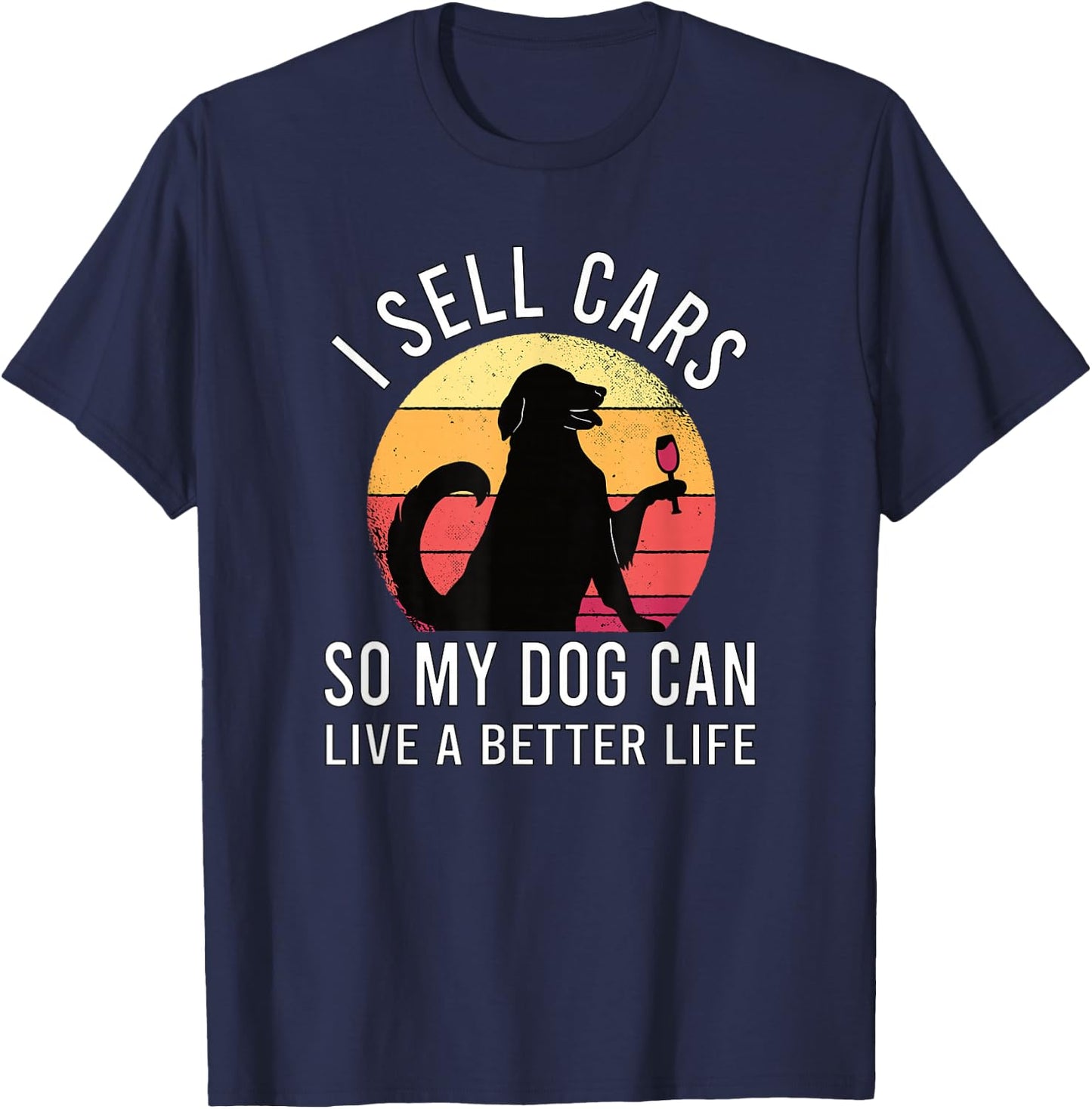 Auto Seller for Car Salesman T-Shirt - T-Shirt | Navy