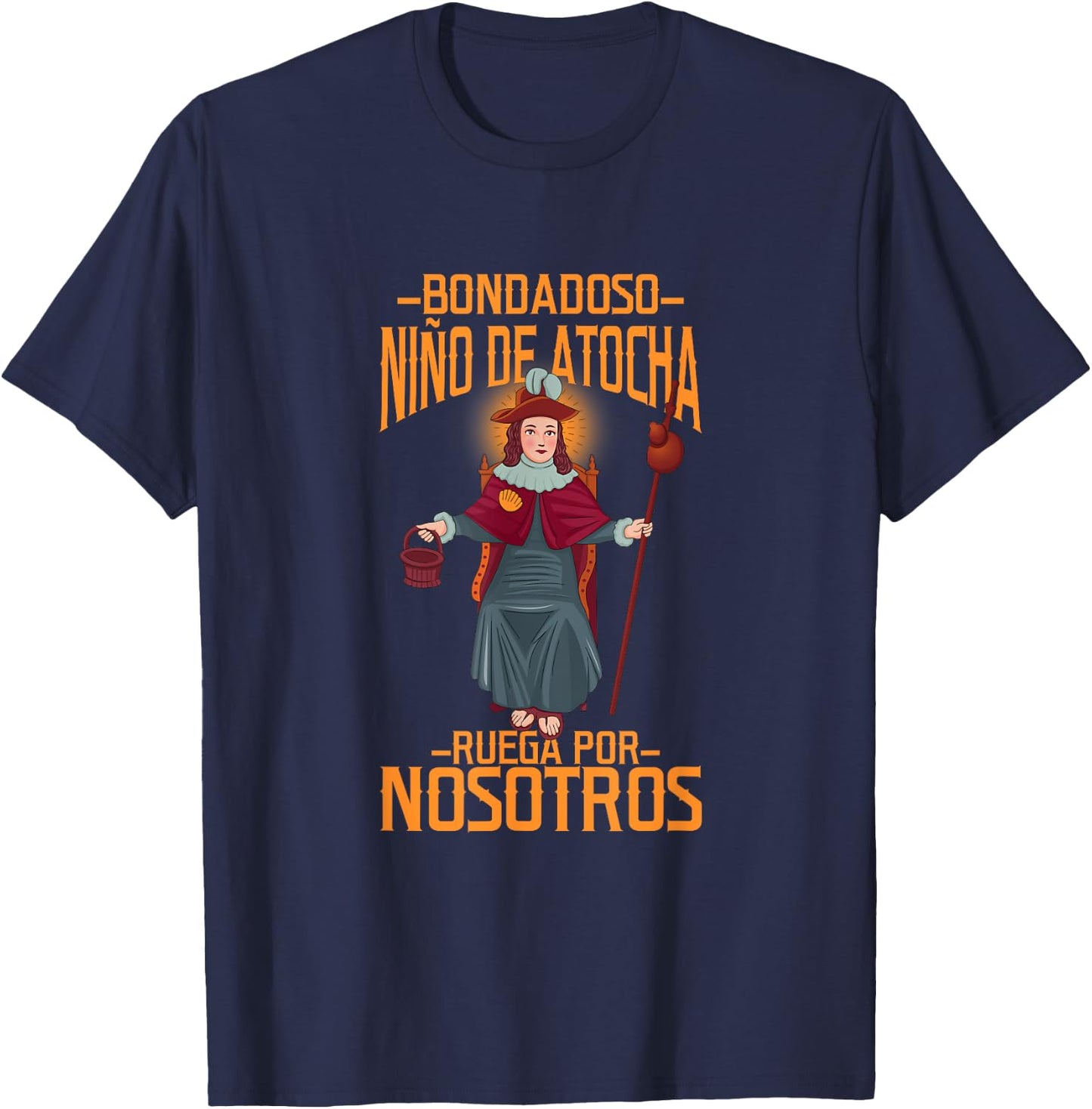 Santo Niño de Atocha. T-Shirt - T-Shirt | Navy