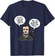 Allan Poe Boy From a Poe Family Raven Literature Book Nerd T-Shirt - T-Shirt | Navy