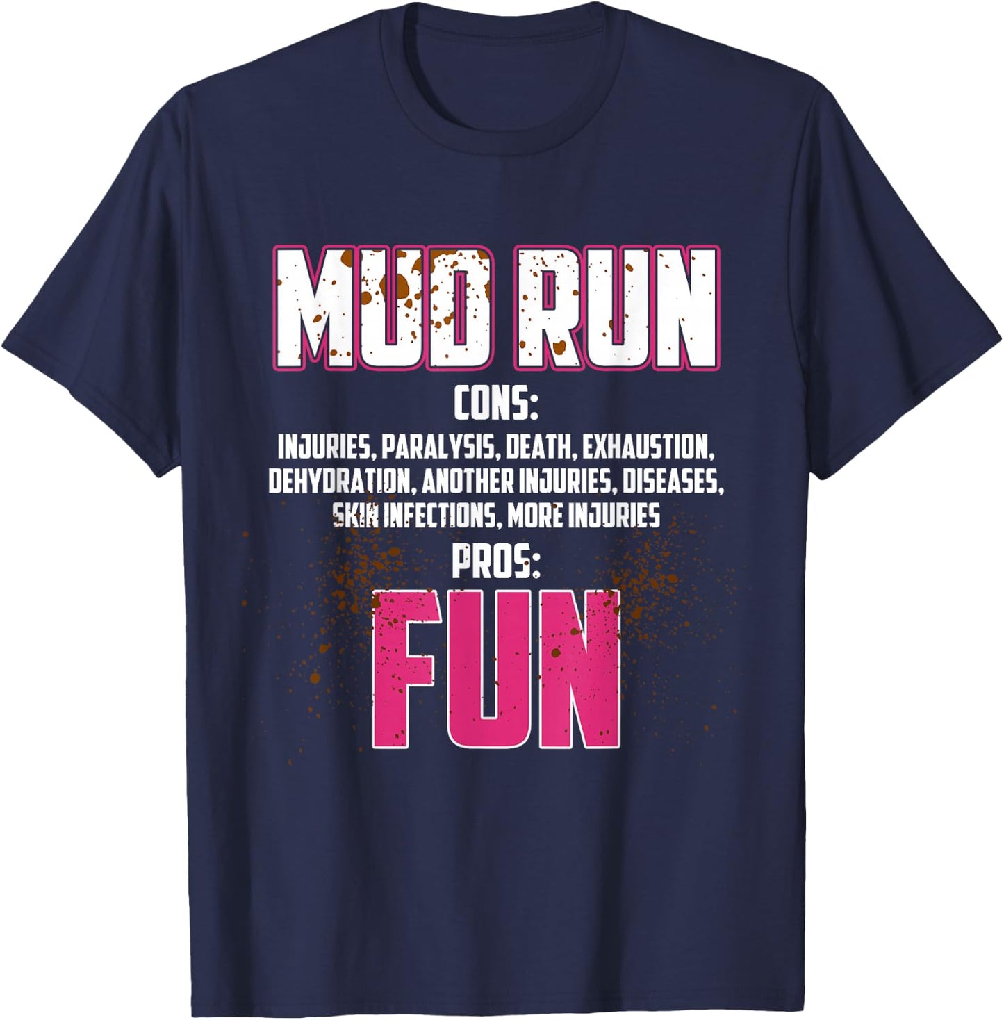 Mud Girl Run T-Shirt - T-Shirt | Navy
