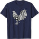 Tribal Cockfighting - Rooster T-Shirt - T-Shirt | Navy