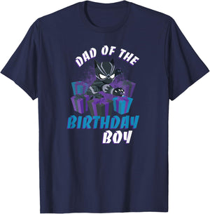 Marvel Black Panther Family Party Dad of the Birthday Boy T-Shirt - T-Shirt | Navy