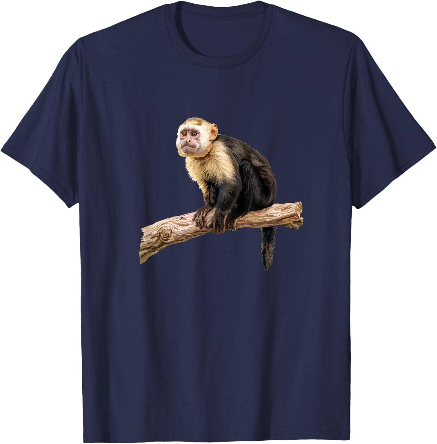 Primate Capuchin monkey whisperer T-Shirt - T-Shirt | Navy