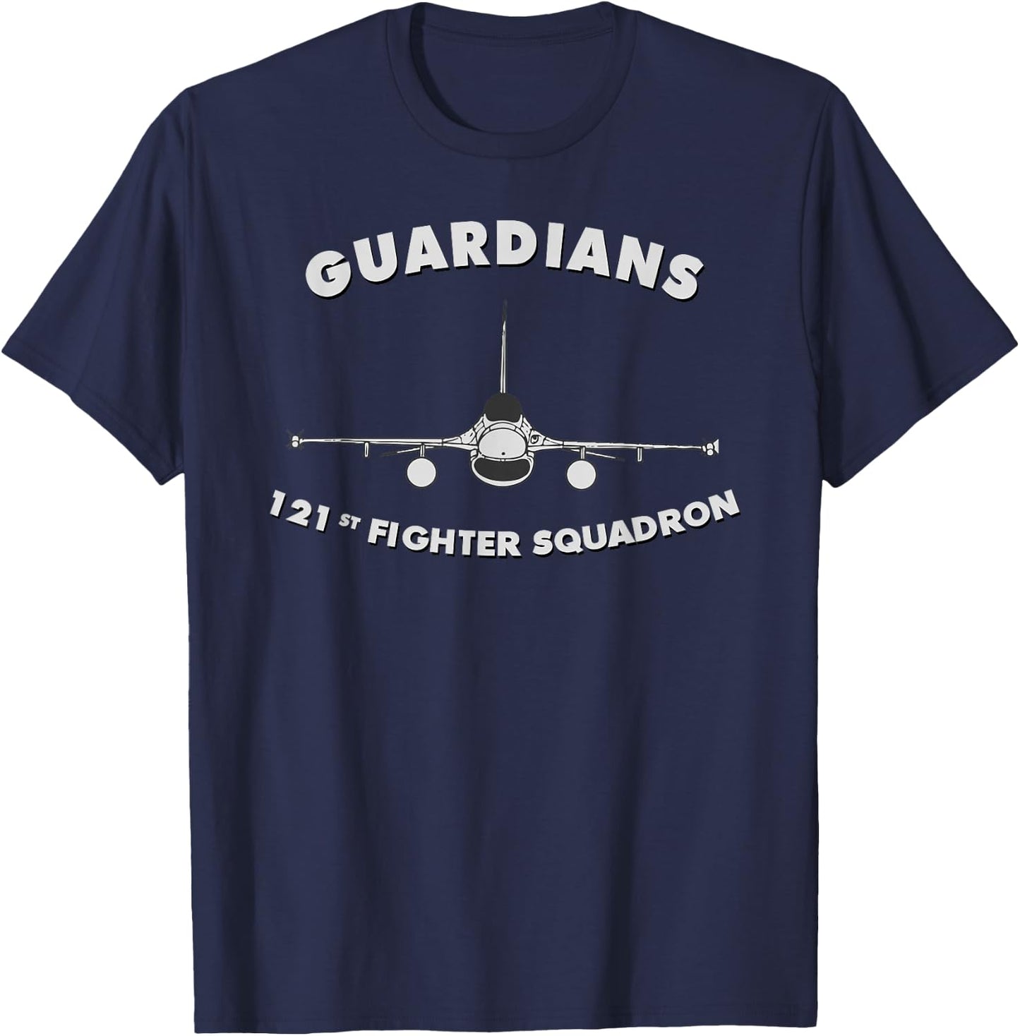 121st Fighter Squadron The Guardians T-Shirt - T-Shirt | Navy