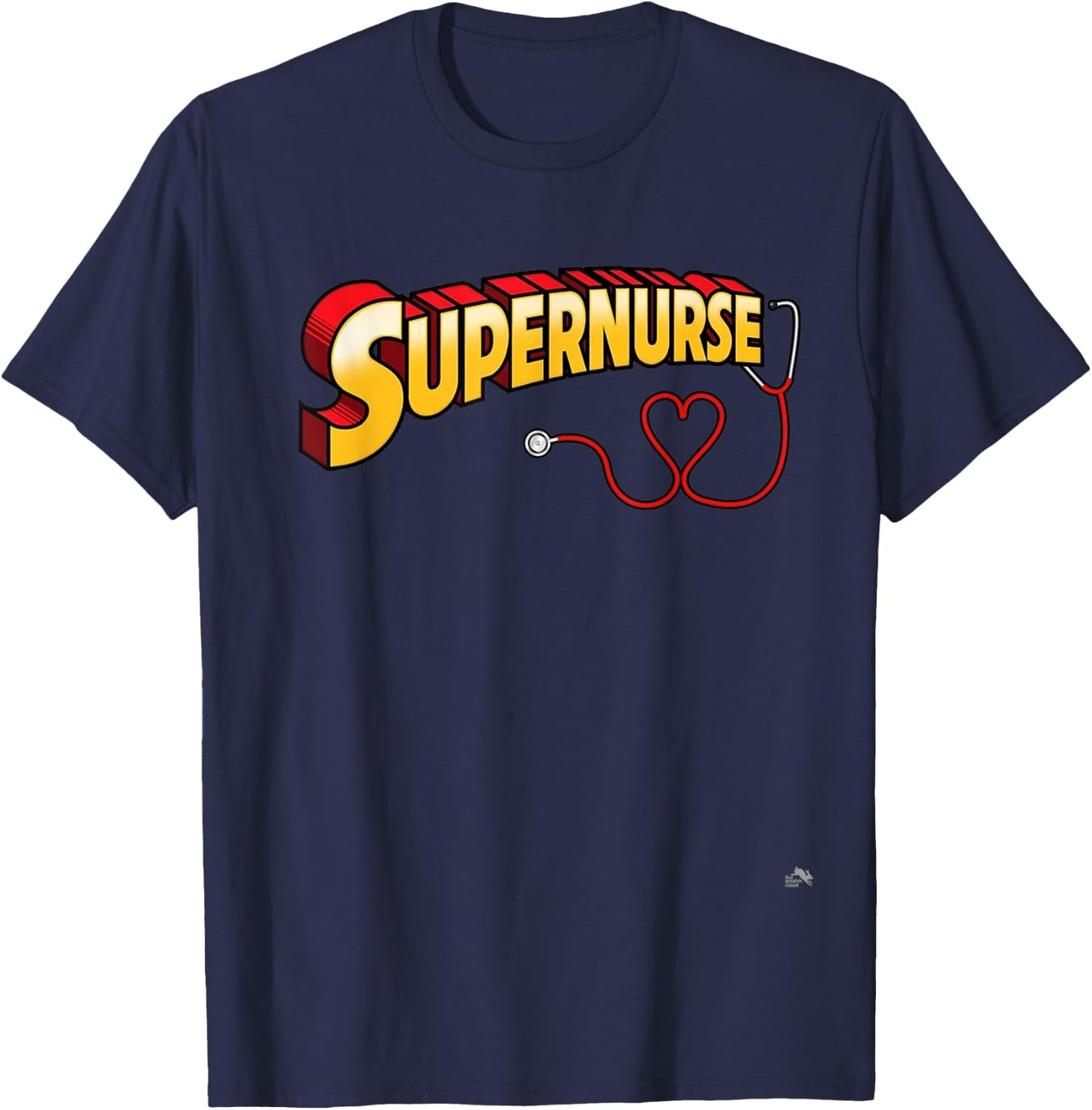 Super Nurse RN Superhero Registered Nurse Hero SuperNurse T-Shirt - T-Shirt | Navy
