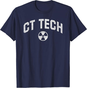 CT Tech Radiology Technician Gift CT Technologist T-Shirt - T-Shirt | Navy