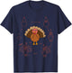 Turkey Thanksgiving Lovers Art Teacher and Student T-Shirt - T-Shirt | Navy