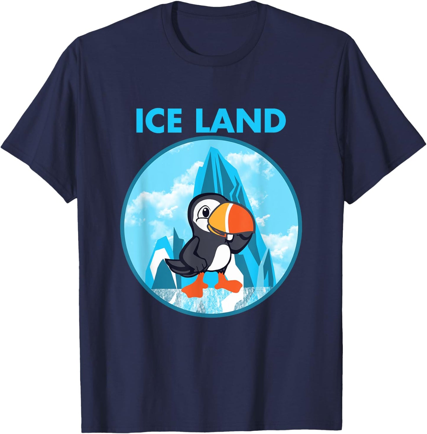 Puffin Iceland T-Shirt - T-Shirt | Navy