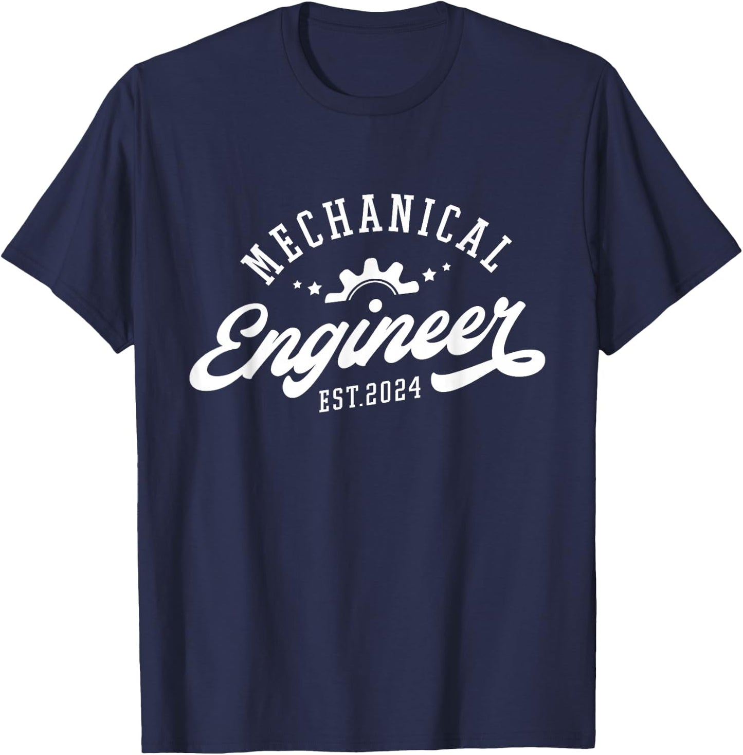 Mechanical Engineer Est 2024 Mechanical Engineer Graduation T-Shirt - T-Shirt | Navy