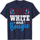 Red White And Bougie 4th Of July American Independence Day Men T-Shirt - T-Shirt | Navy