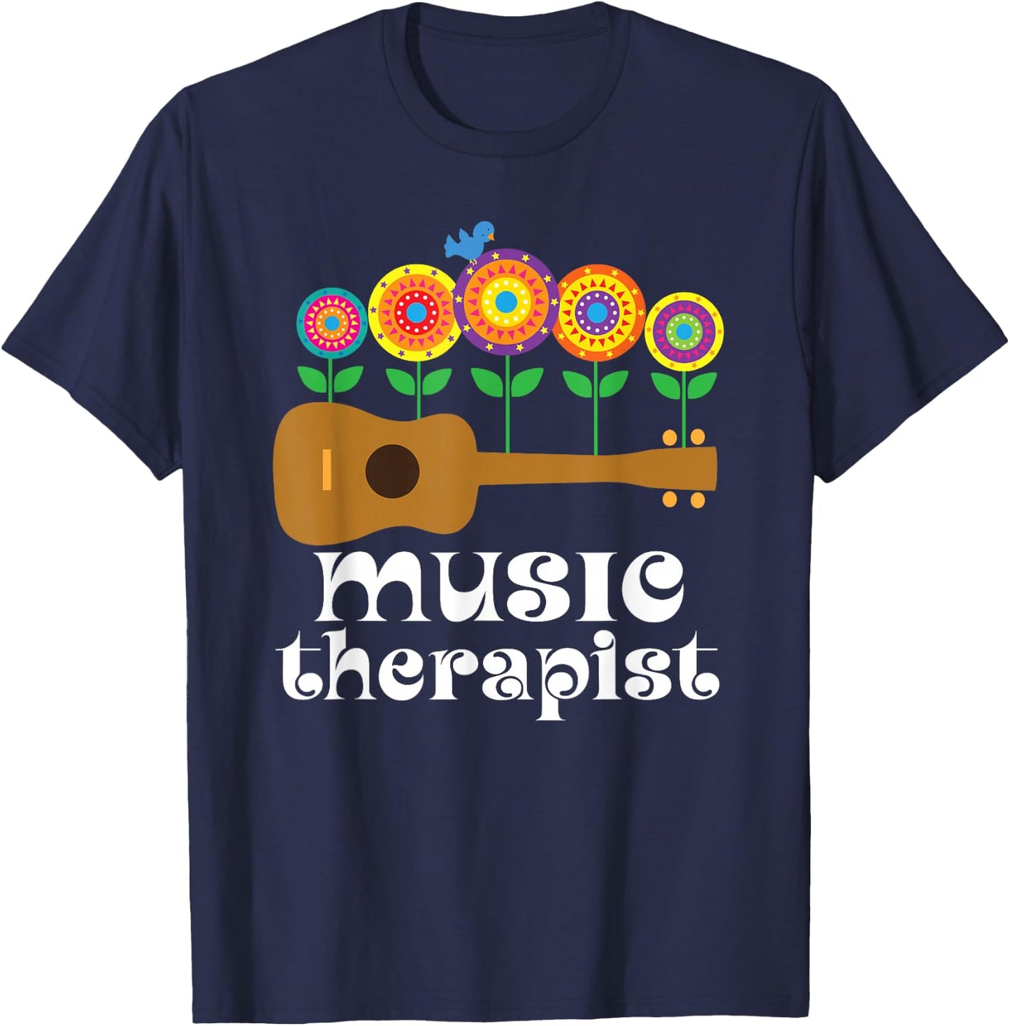 Music Therapist Gift T-Shirt - T-Shirt | Navy