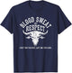 First Two You Give Last One You Earn - Blood Sweat Respect T-Shirt - T-Shirt | Navy