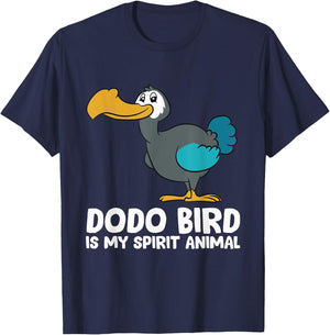 Dodo Bird Is My Spirit Animal Cute Dodo Bird T-Shirt - T-Shirt | Navy