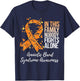 Family Support Amniotic Band Syndrome Awareness T-Shirt - T-Shirt | Navy