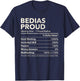 Bedias, Texas Proud Nutrition Facts T-Shirt - T-Shirt | Navy