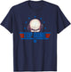 Humorous Receding Hairline - Funny Gift Top Gone T-Shirt - T-Shirt | Navy
