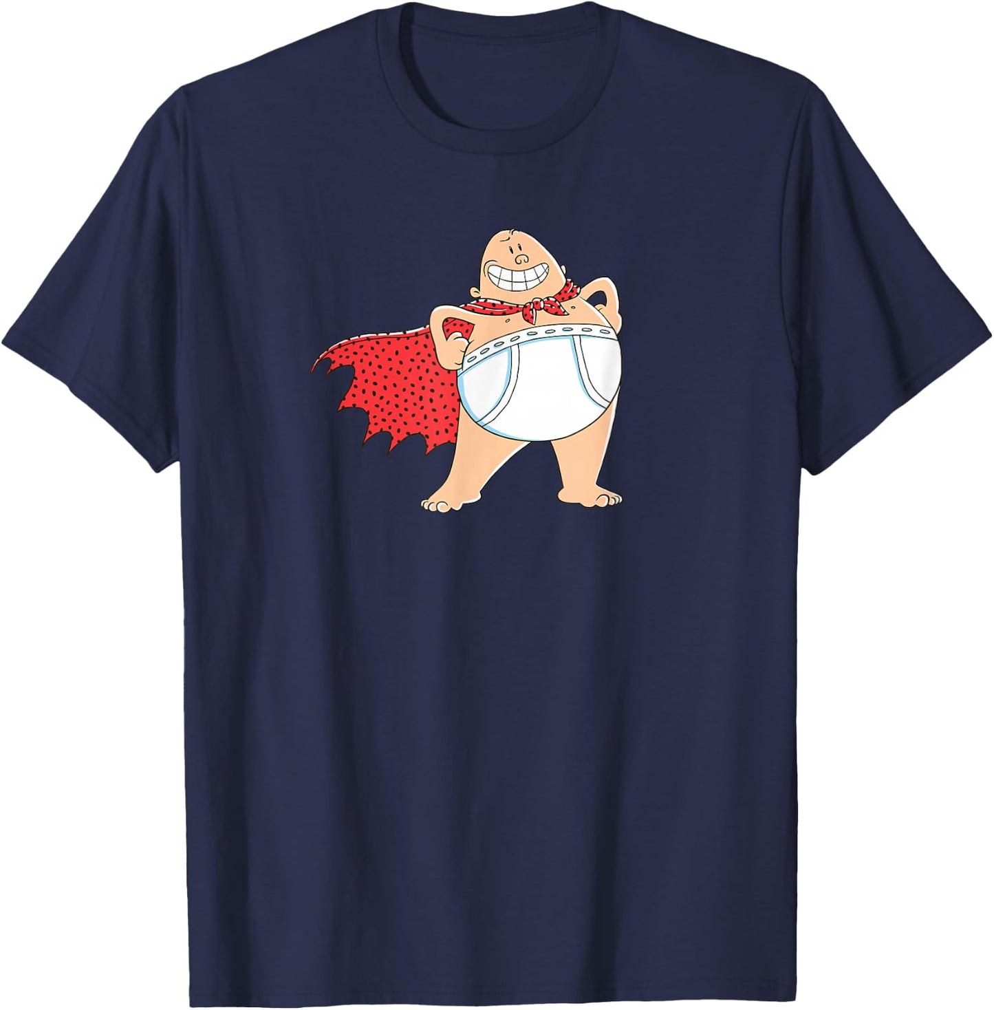 Captain Underpants Hero Art T-Shirt - T-Shirt | Navy