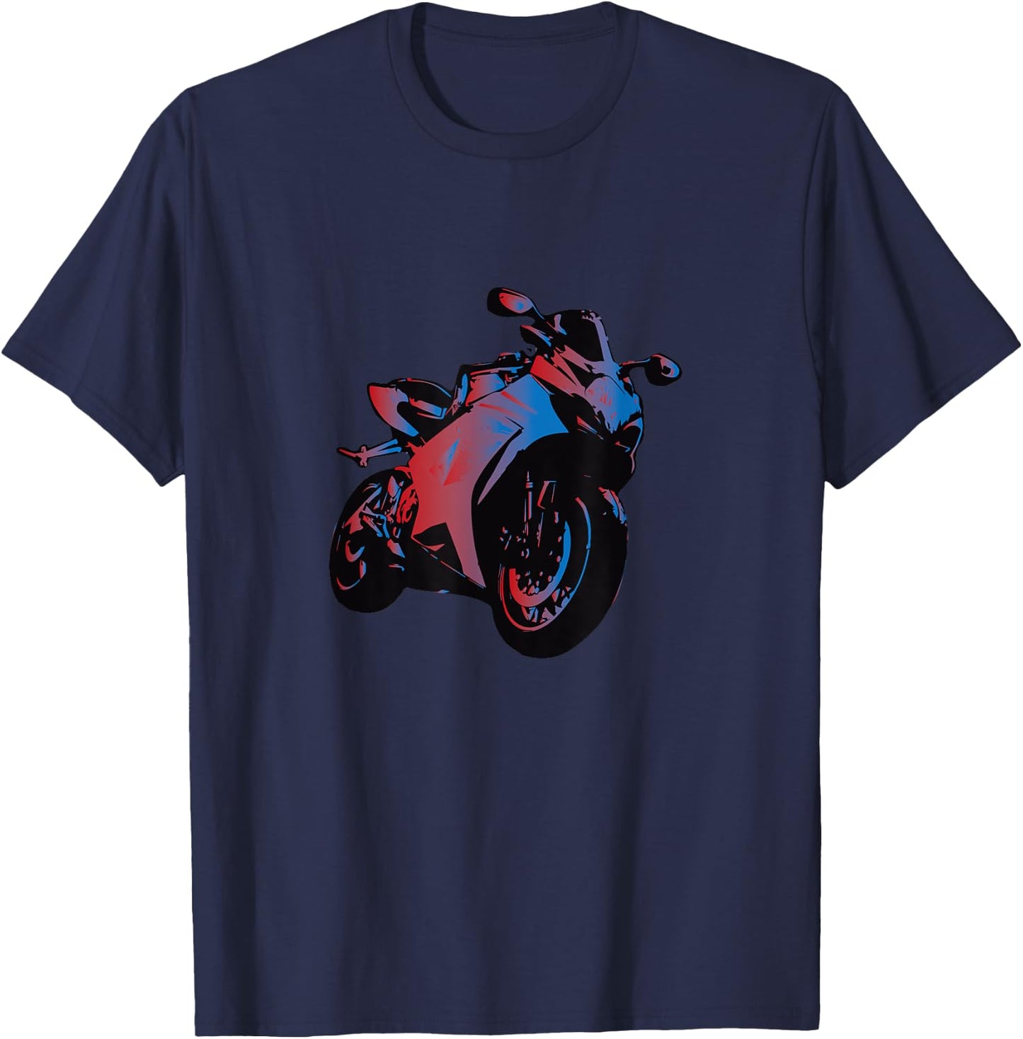GSXR sportbike motorcycle GIXXER T-Shirt - T-Shirt | Navy