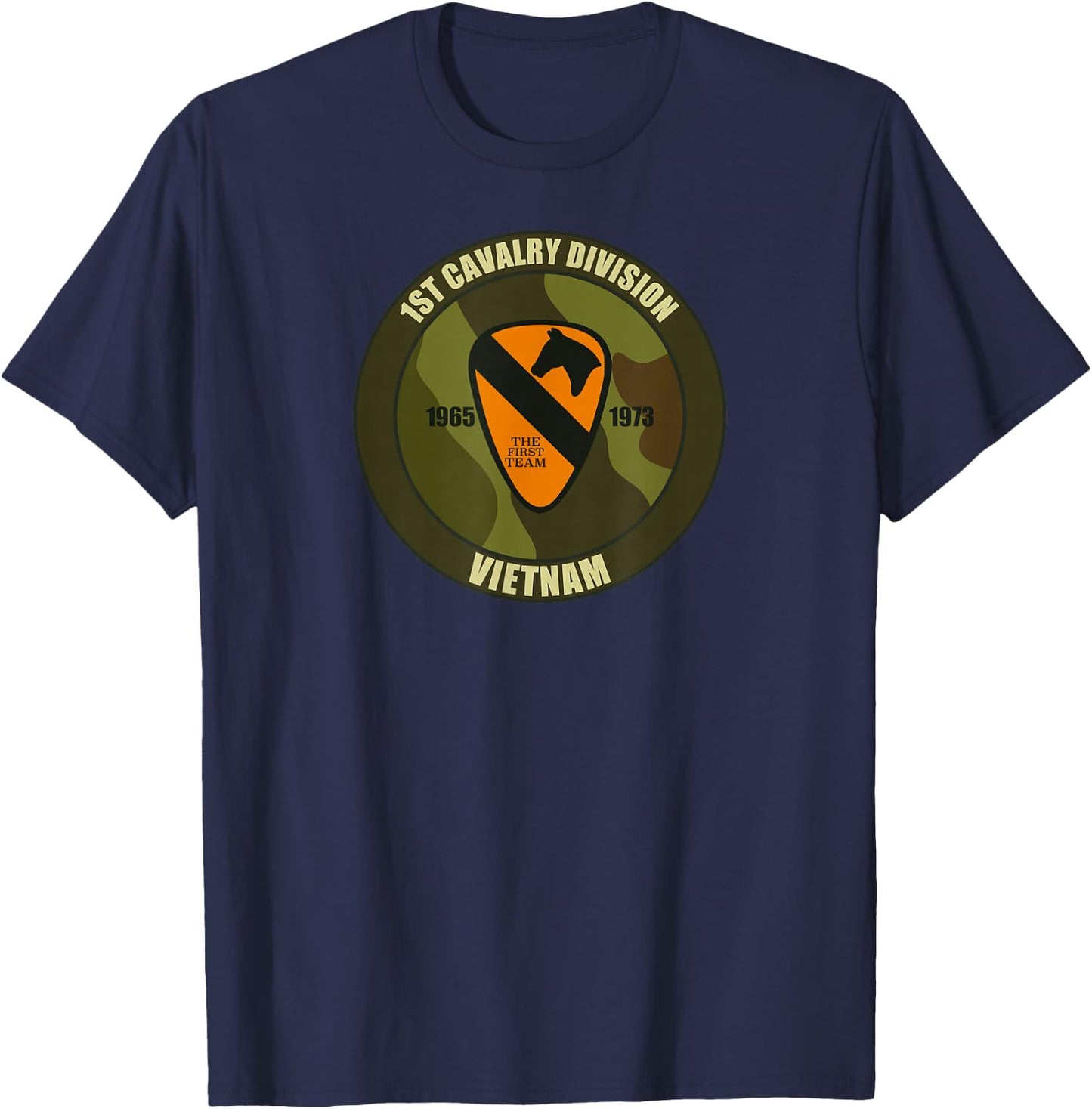 1st Cavalry Division Vietnam T-Shirt - T-Shirt | Navy