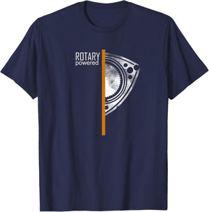 RX 8 RX 7 Orange Stripe T-Shirt - T-Shirt | Navy