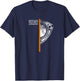 RX 8 RX 7 Orange Stripe T-Shirt - T-Shirt | Navy