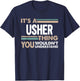 It's a Usher Thing You Wouldn't Understand Retro T-Shirt - T-Shirt | Navy