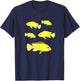 Yellow Lab Cichlids Lake Malawi Cichlid Fish Breeders T-Shirt - T-Shirt | Navy