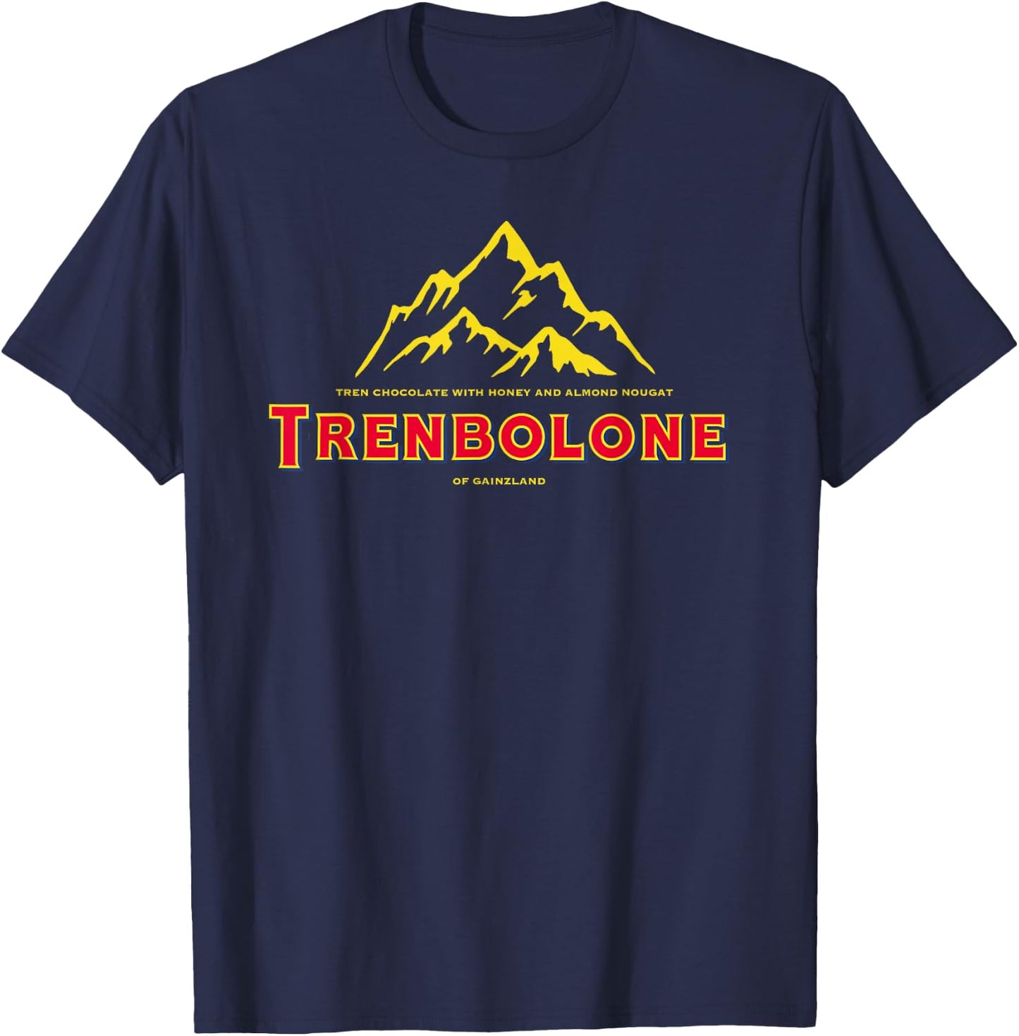 Trenbolone Gainzland Brodelo T-Shirt - T-Shirt | Navy