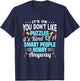 It's Ok You Don't Like Puzzles It's A Kind Of A Smart People T-Shirt - T-Shirt | Navy