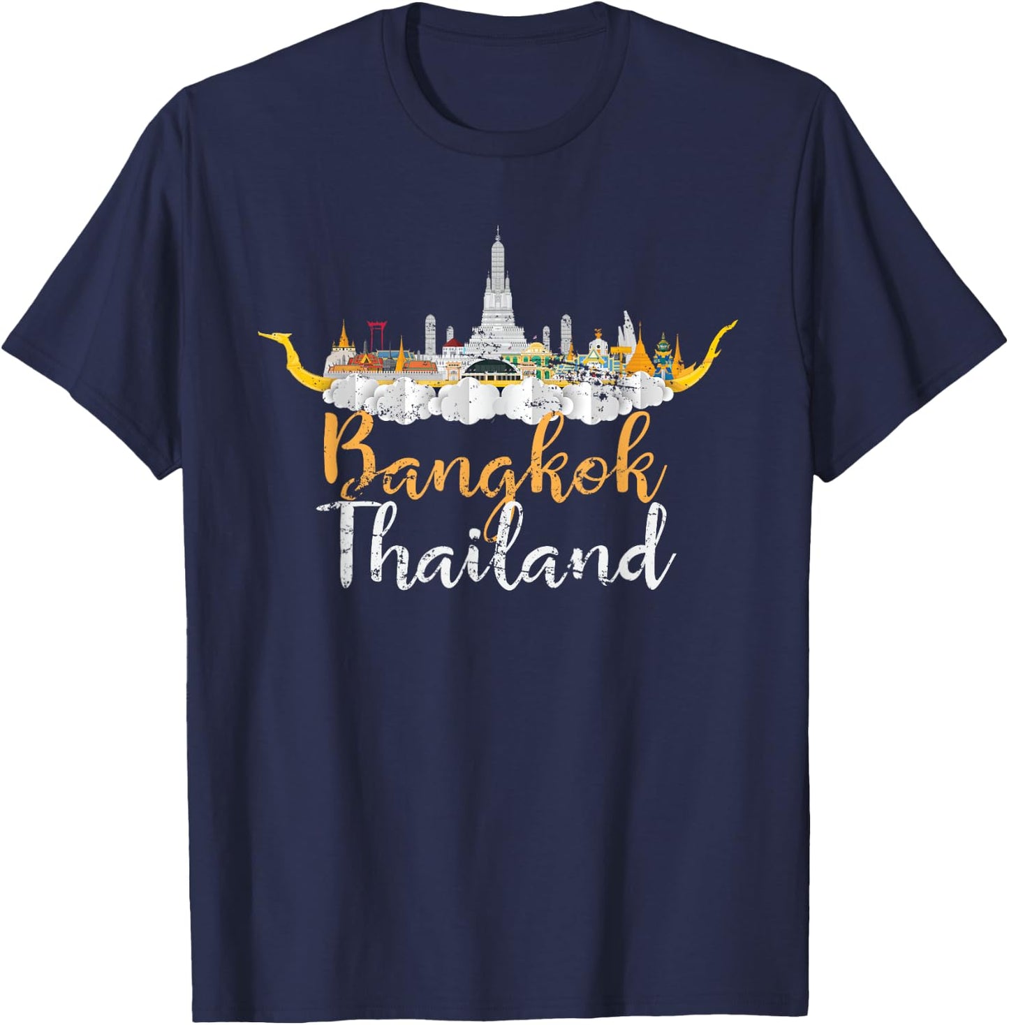 Bangkok Gift Thailand Lover Thailand T-Shirt - T-Shirt | Navy