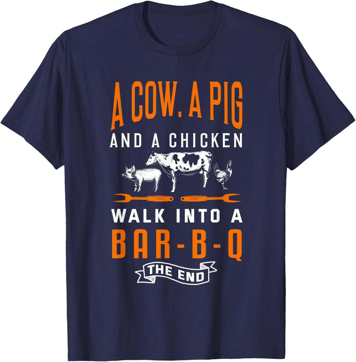 Grilling Shirts Funny Master Chef Pitmaster T-Shirt - T-Shirt | Navy