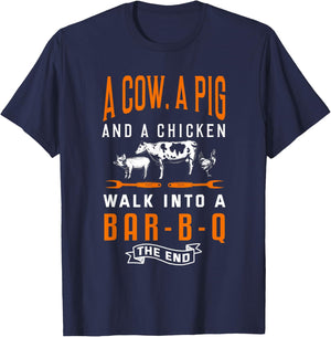Grilling Shirts Funny Master Chef Pitmaster T-Shirt - T-Shirt | Navy