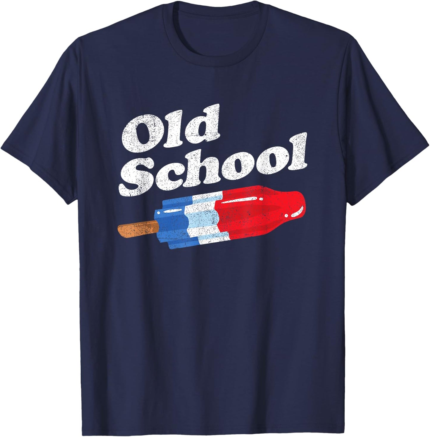 Funny Summer Popsicle Bomb Retro Old School Pop 80's Gift Women Girls Kids T-Shirt - T-Shirt | Navy