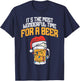 Its The Most Wonderful Time For A Beer Christmas Lover PJ T-Shirt - T-Shirt | Navy