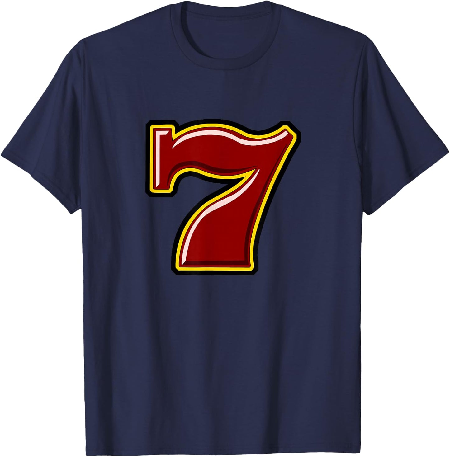 Lucky number seven T-Shirt - T-Shirt | Navy
