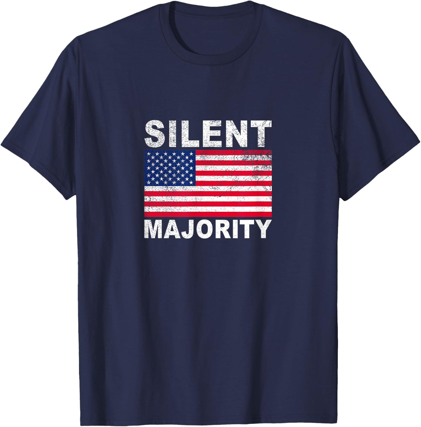 The Silent Majority Patriot American T-Shirt - T-Shirt | Navy