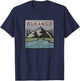 Vintage Durango, CO Illustration / Retro Durango, CO T-Shirt - T-Shirt | Navy