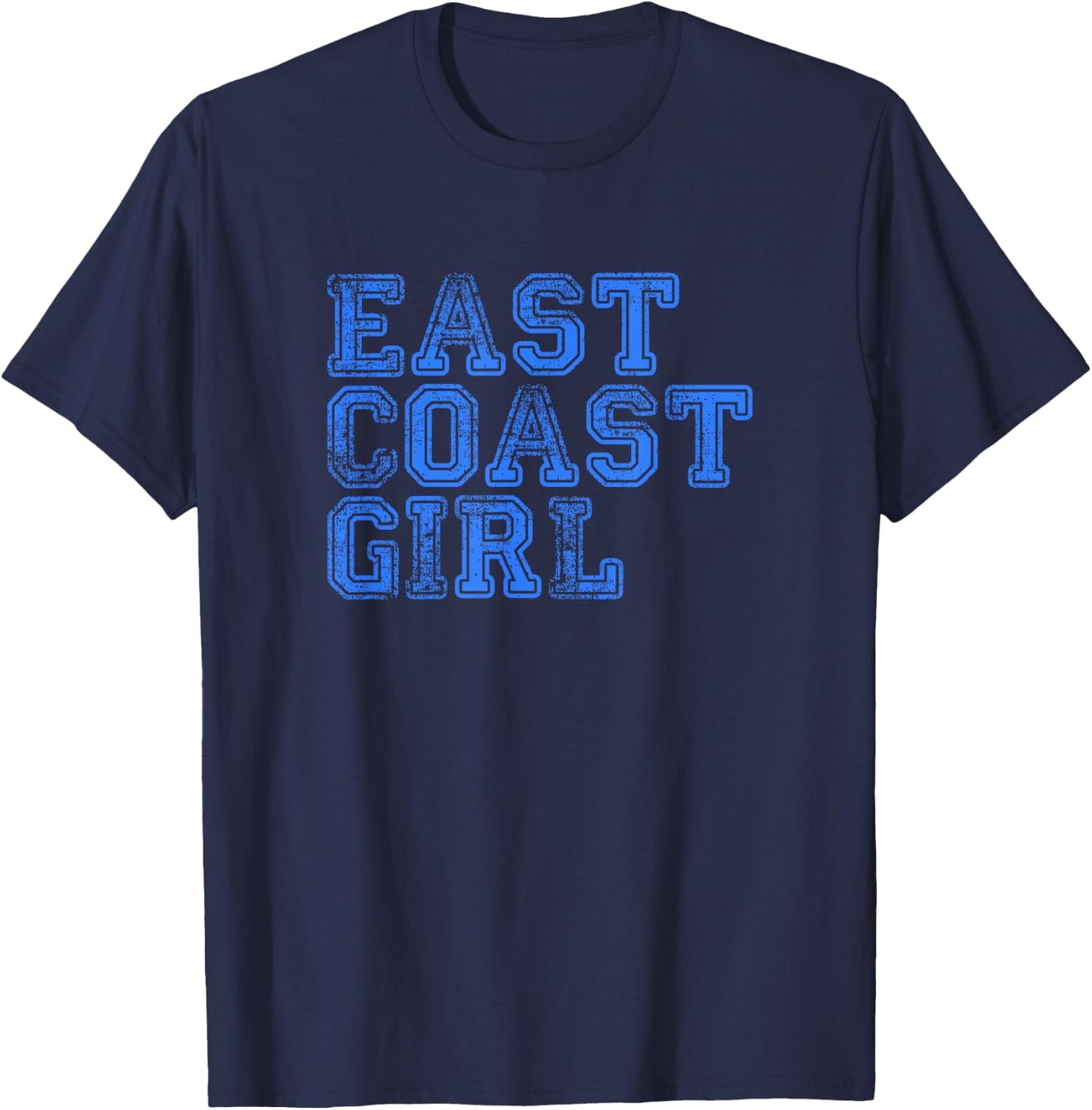 East Coast Girl T-Shirt - T-Shirt | Navy