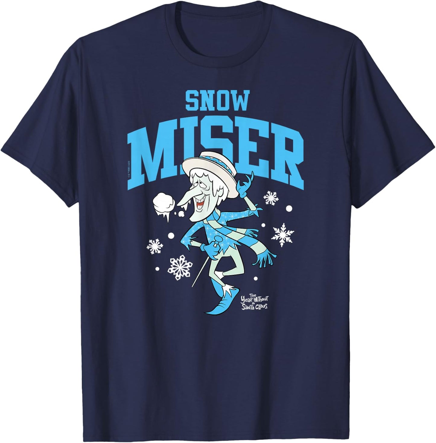 The Year Without Santa Claus - Snow Miser T-Shirt - T-Shirt | Navy