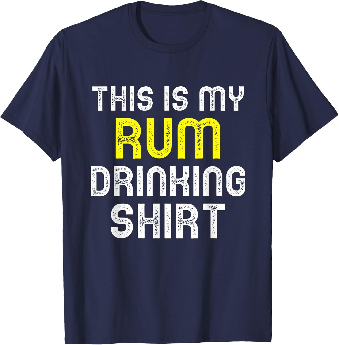 This Is My Rum Drinking Cool Lover Gift T-Shirt - T-Shirt | Navy