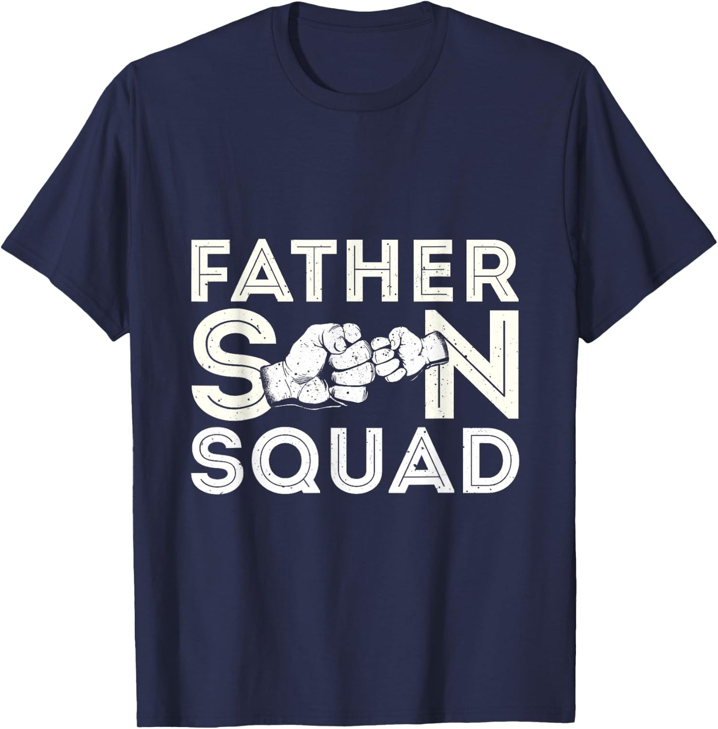 Father Son Squad Father's Day Matching Dad Sons Father Son T-Shirt - T-Shirt | Navy