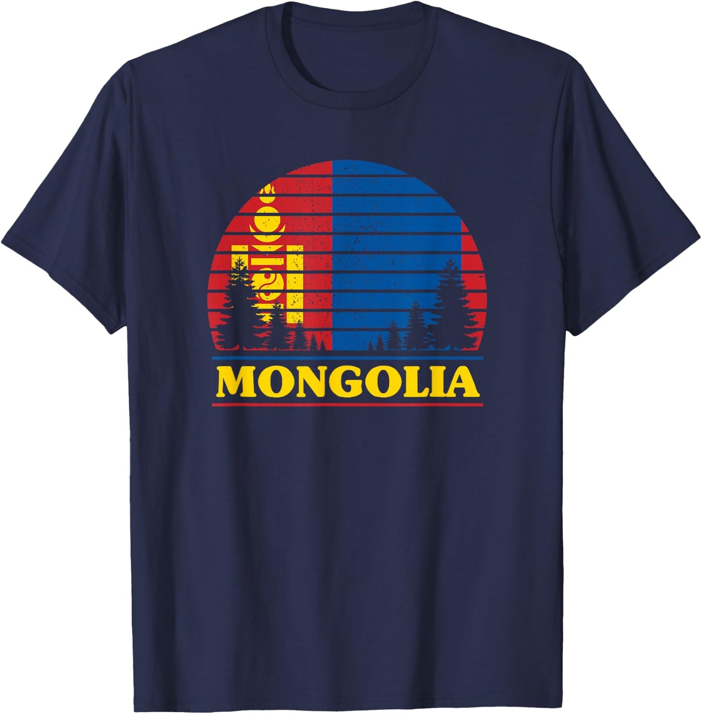 Mongolia T-Shirt - T-Shirt | Navy