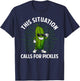 Pickle Design Women Kids Cucumber Dill Pickle Lover T-Shirt - T-Shirt | Navy