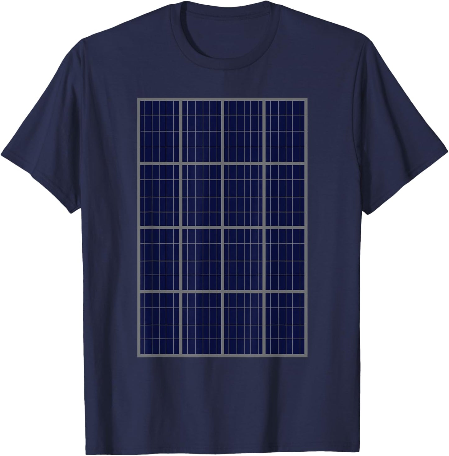 Funny Solar Energy Power Panel Renewable Environmental Gift T-Shirt - T-Shirt | Navy