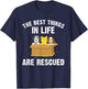 Cool Animal Rescue Art Women Animal Rescuer Lover T-Shirt - T-Shirt | Navy